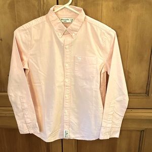 Abercrombie Kids size 9/10 pink button down shirt